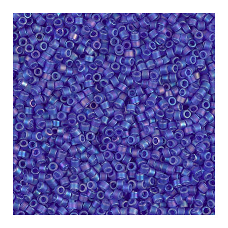 DB0864 Delicas 11/0 Mat Tr Blue Violet Ab (x 5gr) 