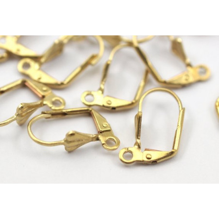 Dormeuse Laiton 12x9mm (X4) 