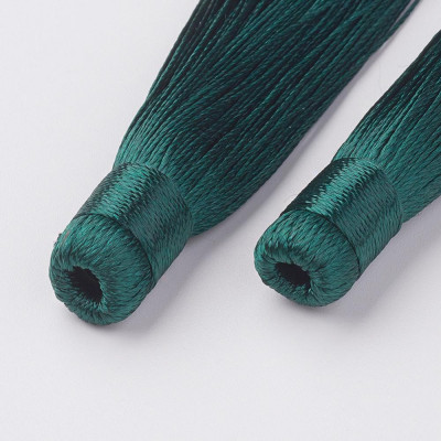 Pompon Polyester Dark Green 120X10mm (X1) Pompon Polyester Dark Green 120X10mm (X1)