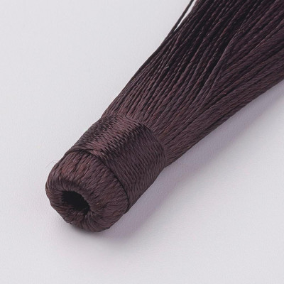 Pompon Polyester Café 120X10mm (X1) Pompon Polyester Café 120X10mm (X1)