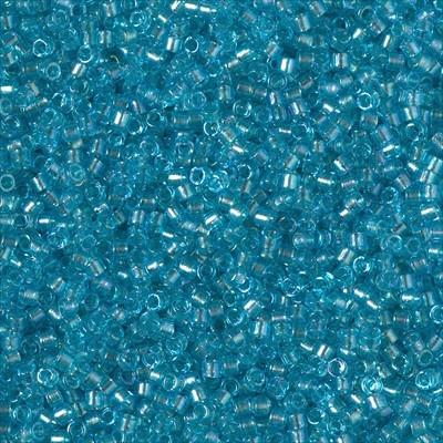 DB2382 Delicas 11/0 Fancy Lined Aqua (x5gr) 