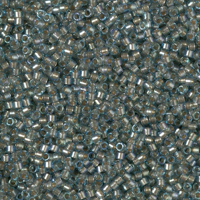 DB2379 Delicas 11/0 Fancy Lined Blue Silver (x5gr) DB2379 Delicas 11/0 Fancy Lined Blue Silver (x5gr)