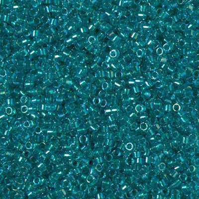 DB2380 Delicas 11/0 Fancy Lined Teal Green (x5gr) DB2380 Delicas 11/0 Fancy Lined Teal Green (x5gr)