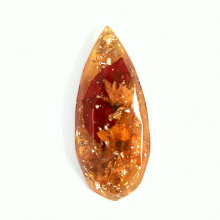 Cabochon Résine 62X26X8mm (X1) 