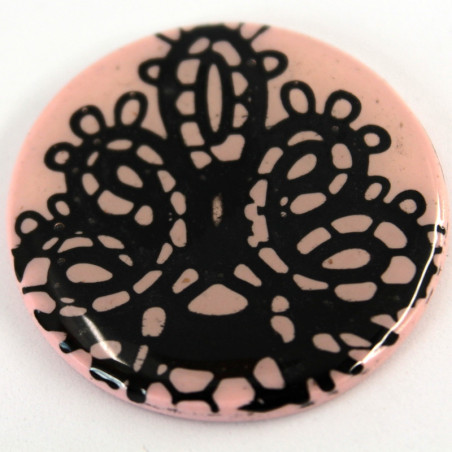 Cabochon Résine d=40,2x5mm(X1)   
