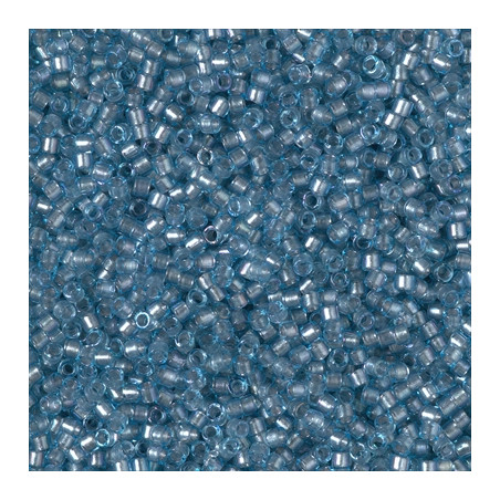 DB2383 Delicas 11/0 Fancy Lined Silver Sky (x5gr)      