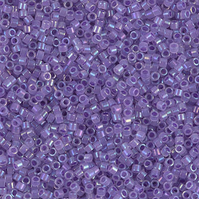 DB1753 Delicas 11/0 Luined Purple Opale AB (x5gr) DB1753 Delicas 11/0 Luined Purple Opale AB (x5gr)