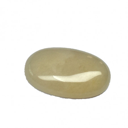 Cabochon  Agathe Beige Claire 30x20x6 mm (x1)                       