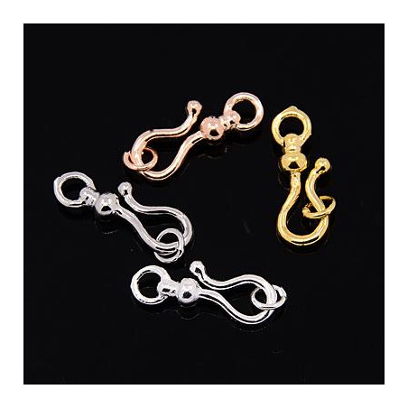 Fermoir S 23x8x2mm Vieil Argent (X1)  