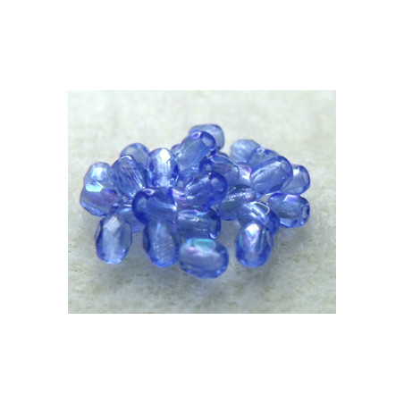 Facettes en verre de Bohême 2mm Light Sapphire (X100) 
