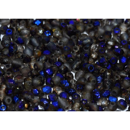 Facettes en verre de Bohême 2mm Crystal Azzuro (X100) 