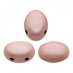  Perles Samos® par Puca® 5x7mm Opaque Light Rose Ceramic Look (x5gr) 