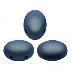  Perles Samos® par Puca® 5x7mm Metallic Mat Dark Blue (x5gr)