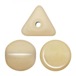 Perles Ilos® par Puca® 5x7mm Opaque Beige Ceramic Look (x5gr)  