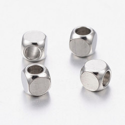 Perles Cubes en Acier 3mm (X1)  