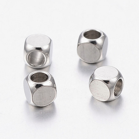 Perles Cubes en Acier 3mm (X1)  