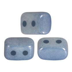 Perles Ios® par Puca® 5,5x2,5 mm Opaque Blue Ceramic Look (x5g)  