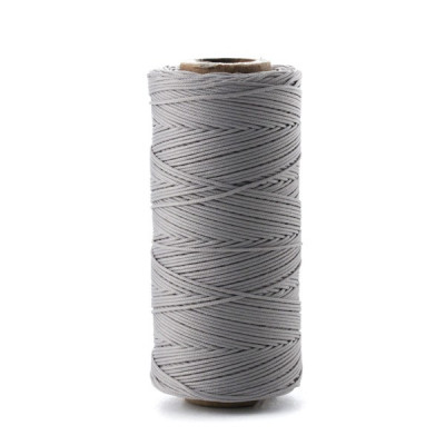 Cordon Polyester Gris Clair 0.5mm (X1m) 