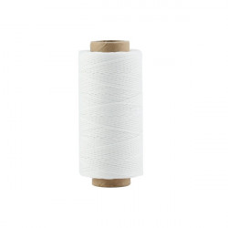Cordon Polyester Blanc 0.5mm (X1m)    