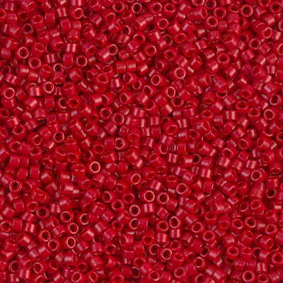 DB0791 Delicas 11/0 Opaque Red Dyed (x 5gr) 