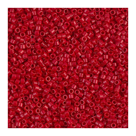 DB0791 Delicas 11/0 Opaque Red Dyed (x 5gr) 