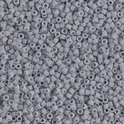 DB1589 Delicas 11/0 Opaque Ghost Grey (x 5gr) DB1589 Delicas 11/0 Opaque Ghost Grey (x 5gr)