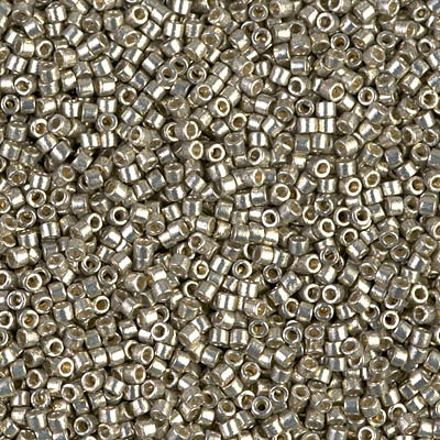 DB1851 Delicas 11/0 Duracoat Galvanized Lt Pewter (x 5gr) DB1851 Delicas 11/0 Duracoat Galvanized Lt Pewter (x 5gr)