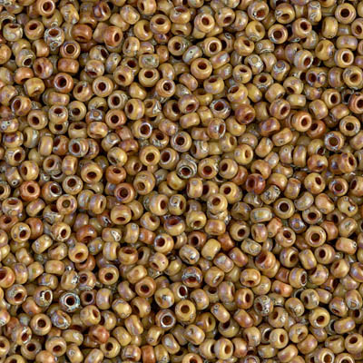 R11-4517 Rocailles 11/0 Picasso Opaque Brown Tan (x10gr) R11-4517 Rocailles 11/0 Picasso Opaque Brown Tan (x10gr)