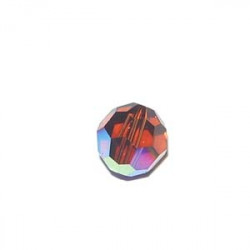 Rondes 8mm Smoked Topaz Ab (x4)