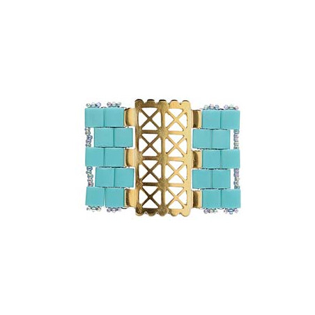 Réducteur Connector Cymbal Faragas Tila 31x21mm Gold (x1)