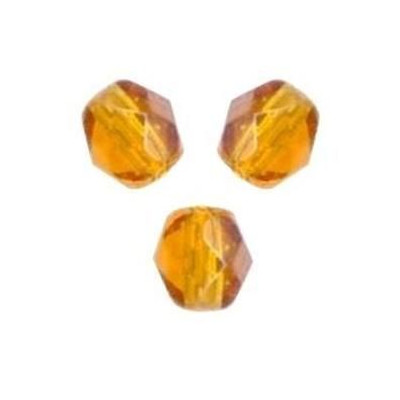 Facettes en verre de Bohême 2mm Topaz (X1200) 