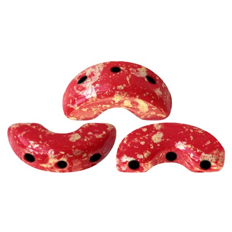 Perles Arcos® Par Puca® Opaque Coral Red Splash (5gr) 