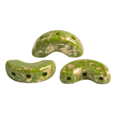 Perles Arcos® Par Puca® Opaque Green Splash (5gr)  