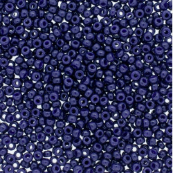 R15-4494 Rocaille 15/0 OPAQUE DYED INDIGO NAVY BLUE (x5gr)  