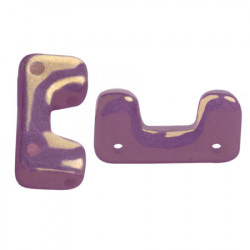 Perles Télos® par Puca® Opaque Mix Amethyst Gold Ceramic Look (X5gr) 