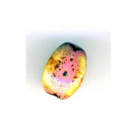 Céramique olive carrée Rose 16X14mm(x1)