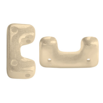 Perles Télos® par Puca® Opaque Beige Ceramic Look (X5gr)   