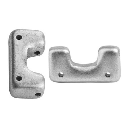 Perles Télos® par Puca® Silver Alu Mat (X5gr)  