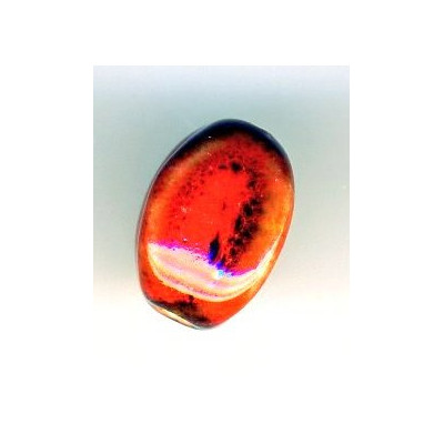 Céramique olive carrée Rouge 16X14mm(x1)