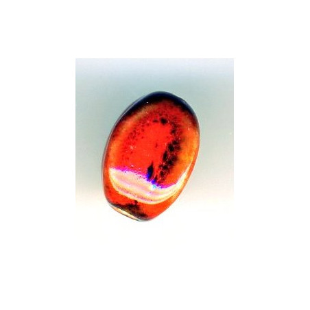Céramique olive carrée Rouge 16X14mm(x1)