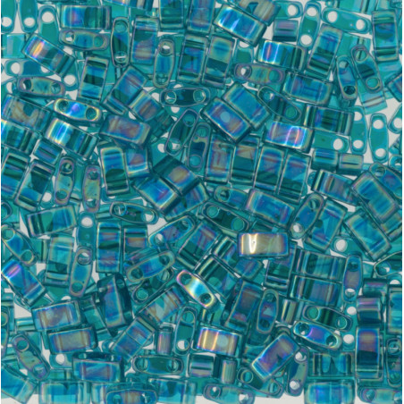 TLH2458 Tila 1/2 Transparent Teal Ab (X5gr)