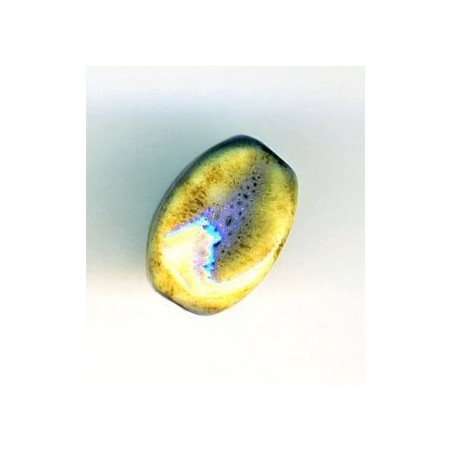 Céramique olive carrée Marron clair 16X14mm(x1)