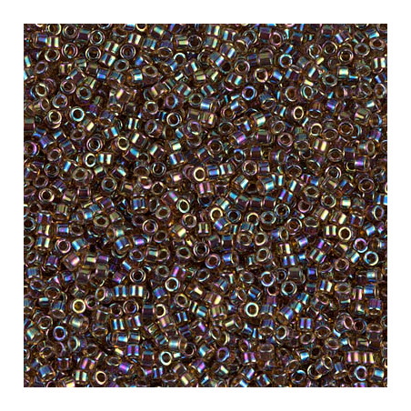 DB0087 Delicas 11/0 Berryl Lined Topaz Ab (x 5gr) 