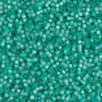 DB0627 Delicas 11/0 Silver Lined Green (x5gr) DB0627 Delicas 11/0 Silver Lined Green (x5gr)