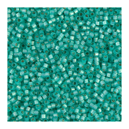 DB0627 Delicas 11/0 Silver Lined Green (x5gr)