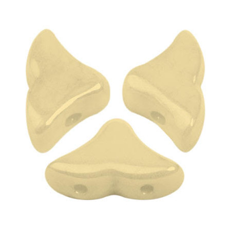 Perles Hélios® par Puca® 5x7mm Opaque Beige Ceramic Look (x5gr) 