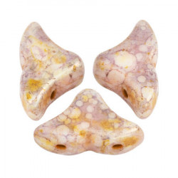 Perles Hélios® par Puca® 5x7mm Opaque Mix Rose Gold Ceramic Look (x5gr)  
