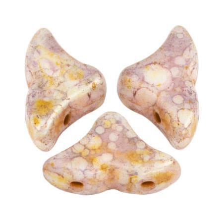 Perles Hélios® par Puca® 5x7mm Opaque Mix Rose Gold Ceramic Look (x5gr)  