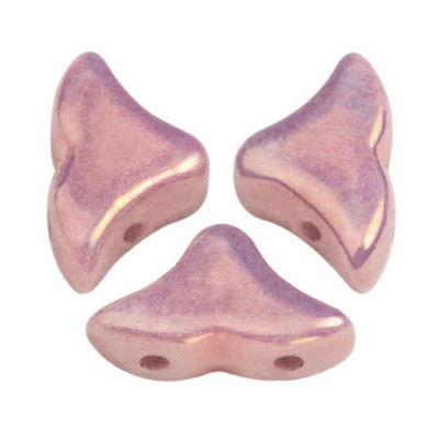 Perles Hélios® par Puca® 5x7mm Opaque Mix Violet Gold Ceramic Look (x5gr)  