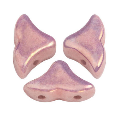 Perles Hélios® par Puca® 5x7mm Opaque Mix Violet Gold Ceramic Look (x5gr)  